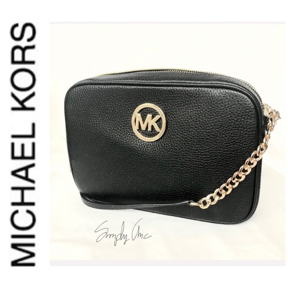Michael Kors Handbags - NWT authentic MK genuine pebble leather crossbody